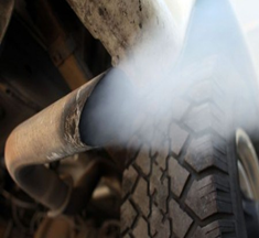Exhaust gases from vehicles